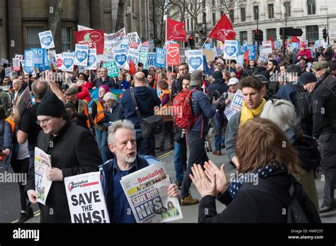 Thousands March In Protest Over Plans For Unprecedented Cuts To The