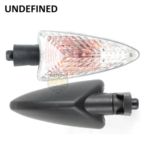 Motorcycle Accessories Black Clear Indicator Blinker Dual Turn Signals