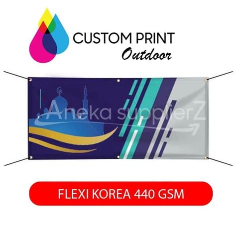 Jual Print Banner Spanduk Shopblind Outdoor Flexi Korea 440 GSM Di