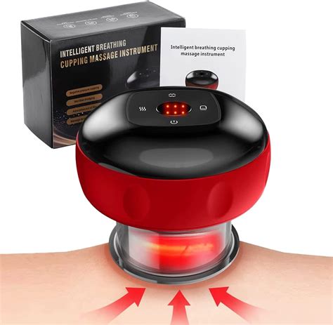 Fojusxzz 4 In 1 Smart Cupping Therapy Massager With Red Light Therapy 12 Levels