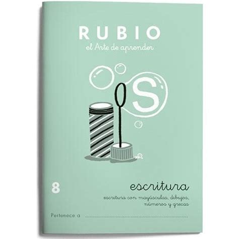 Cuaderno Rubio Cuadernos Escritura 8 Rubio