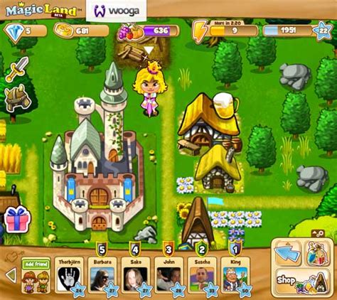 Magic Land Wooga Sort Un Nouveau Social Game