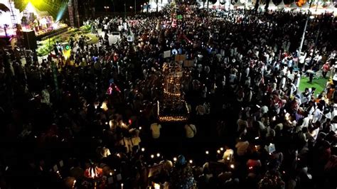 Pawai Obor Elektrik Dan Gunungan Meriahkan Pembukaan Festival Maulid