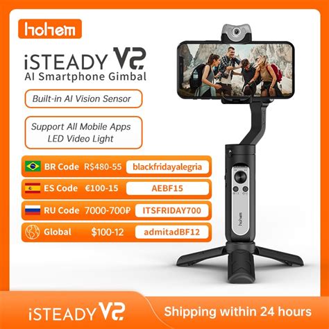 Hohem Isteady V Ai Tracking Gimbal Axis Foldable Handheld G