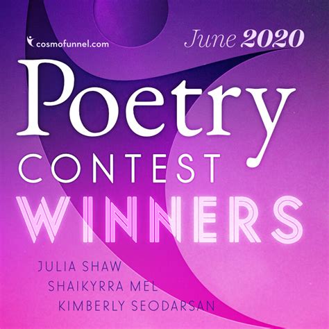 June 2020 Poetry Contest Winners