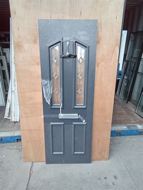 Brand New Anthracite Grey Upvc Front Door Panel Mm X Mm X Mm