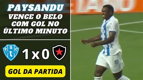 JACY MARANHÃO marcou pro PAPÃO no último minuto Paysandu PA 1 x 0