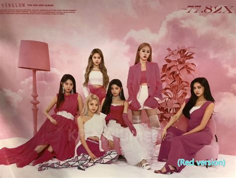 EVERGLOW Mini Album Vol 2 77 82X 78 29 Poster Red Version KR