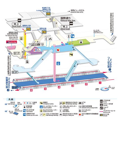 Asakusa Train Map