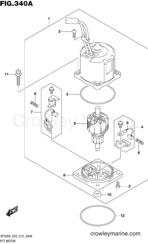 PTT MOTOR Serial Range Four Stroke Outboard 250 DF250AP 510001