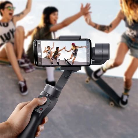 Baseus Camera Control Smartphone Handheld Gimbal Stabilizer Gris SUYT