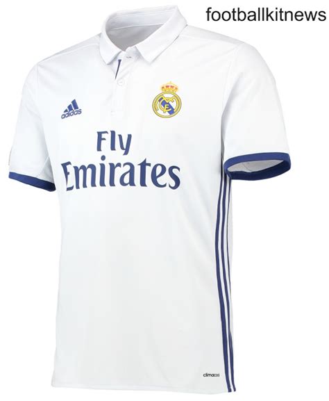 New Real Madrid Kits 201617 Adidas Unveil Home And Away Shirts For 16