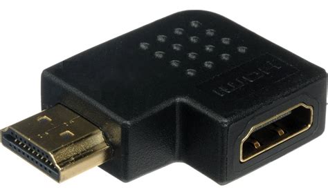 Cupla Codo Adaptador Hdmi Macho Hembra Recto Angulo 90 100 00 En