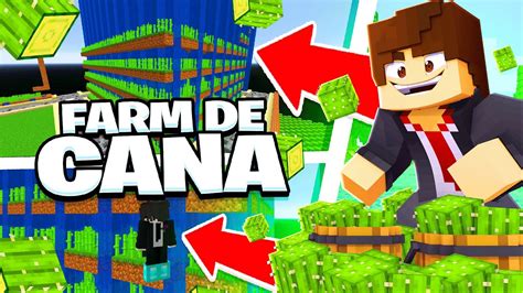 Como fazer FARM de CANA automática em Servidor de Minecraft YouTube