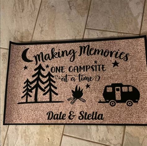 Personalized Doormats Rv Camping T Etsy