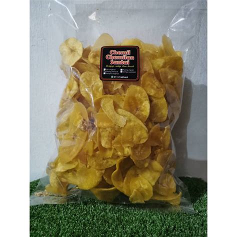 Kerepek Pisang Tanduk 500g Shopee Malaysia