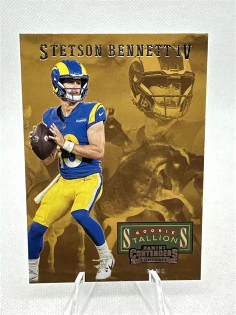 Contenders Rookie Stallions Stetson Bennett Iv Los Angeles Rams