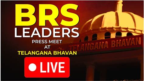 Live Brs Mlas Press Meet At Telangana Bhavan Youtube