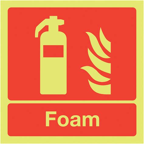 Foam Extinguisher Sign Safety Supplies Morsafe Uk