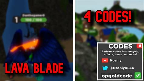 HOW TO GET LAVA BLADE 4 CODES Roblox Treasure Quest YouTube