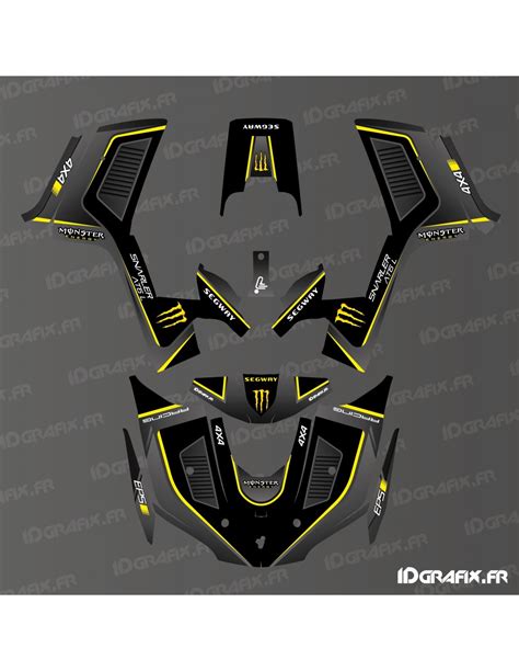 Monster Edition Decoration Kit Yellow Idgrafix Segway Snarler