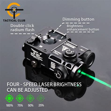 Tactique métal Perst 4 PEQ vert IR visée pointeur Laser infrarouge