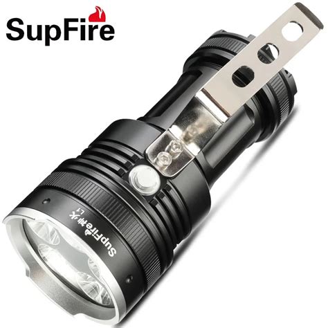 Supfire L Lumens Cree Xml U Led Flashlight Waterproof Tactical