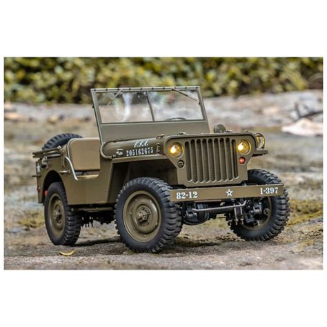 Rochobby Willys Mb Scaler Remote Control Army Crawler Vehicle