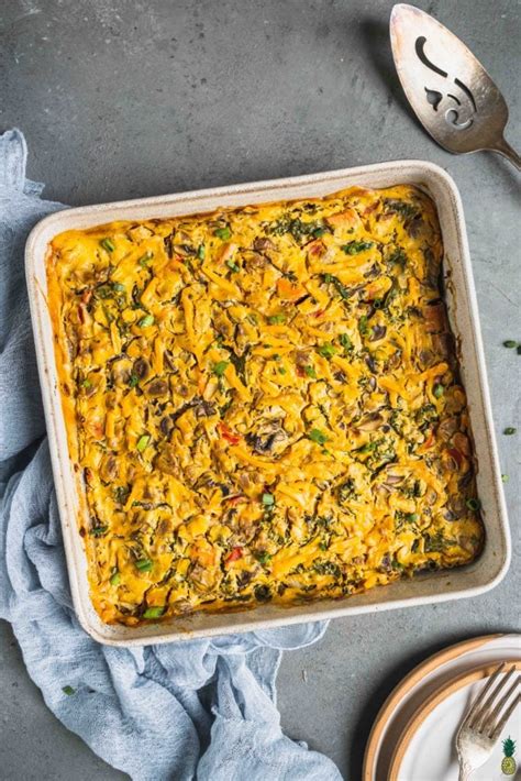 Fall Sweet Potato Breakfast Casserole Gluten Free Option