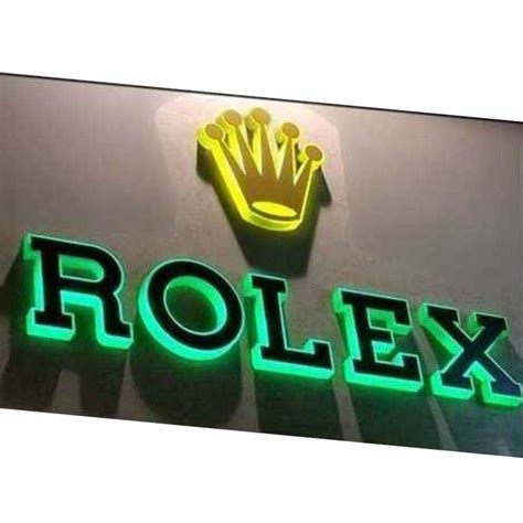 Green Black And Yellow Acrylic 3D LED Letter Sign Board For