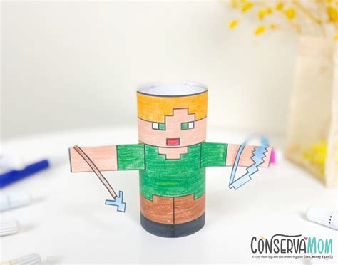 Alex from Minecraft Craft for kids - ConservaMom