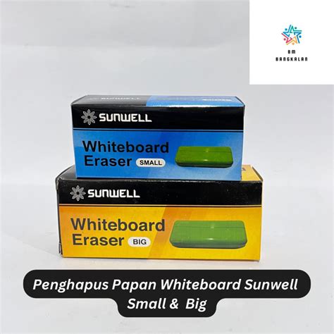 Jual Penghapus Papan Tulis Whiteboard SUNWELL Kecil Dan Besar Shopee