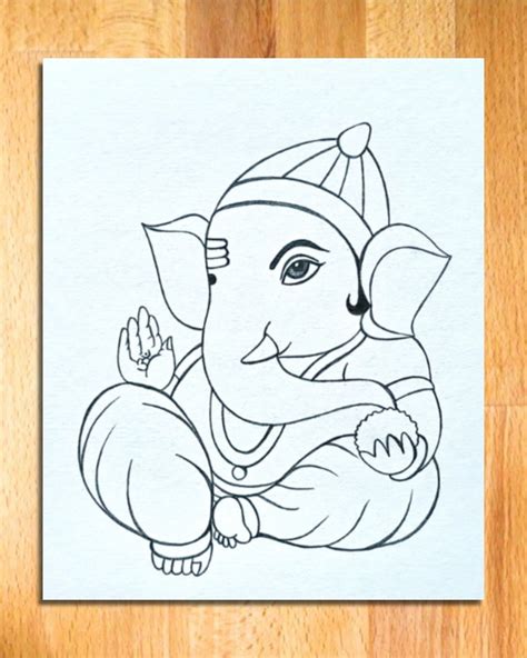 Update 150+ ganpati sketch drawing latest - nanoginkgobiloba.vn