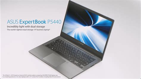 Asus Expertbook P The Worlds Lightest Dual Storage Business