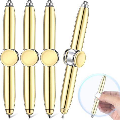 Amazon 4 Pcs Fidget Pen Spinner Pen With LED Light Multi