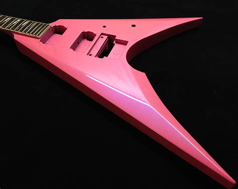 Pink Esp Ltd Arrow Guitar Custom Paint Sims Guitar Refinishing