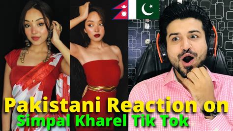 Pakistani React On Nepal Simpal Kharel Transformation TIK TOK VIDEOS