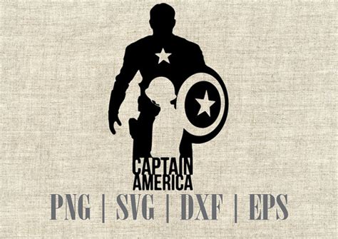 Captain America Silhouette Vector At Collection Of