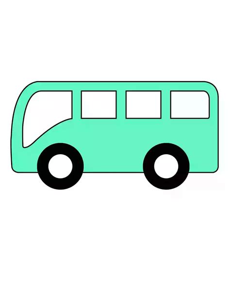 How To Draw Bus In Simple And Easy Steps Storiespub Bus Drawing