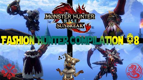 Monster Hunter Rise Sunbreak Fashion Hunter Compilation 8 Mixed Set