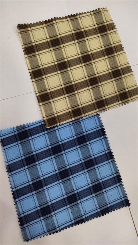 Cotton Blend Big Check Shirting Fabric At Rs Meter In Mumbai Id