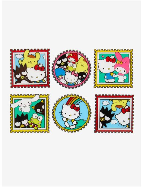 Loungefly Hello Kitty And Friends Postage Stamp Blind Box Enamel Pin