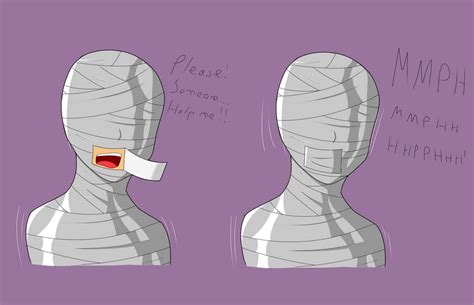 Tape Face Mummified By Nicomicha On Deviantart