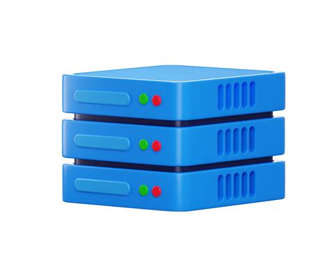 database server icon 3d rendering illustration 39660994 PNG