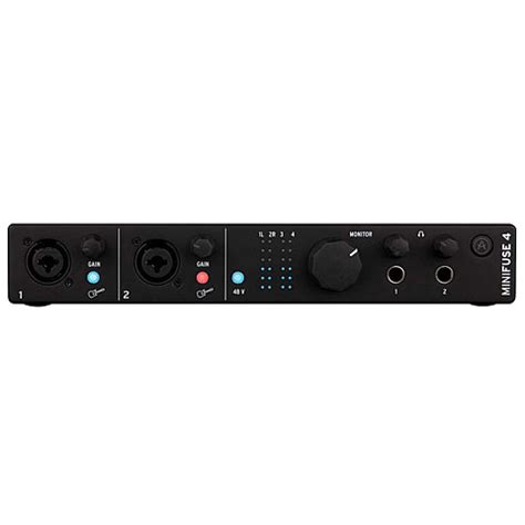 Arturia MiniFuse 4 Black Audio Interface