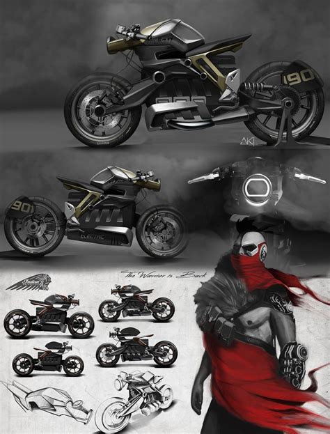 Motorcycle Sketches Vol I On Behance Bike Sketch Concept Motorcycles