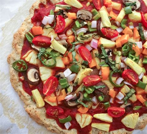 The Simple Veganista Pineapple Veggie Lover Pizza Gluten Free