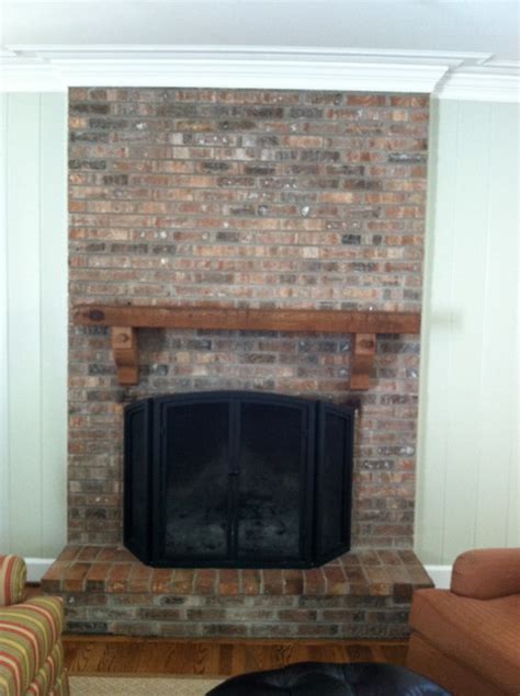 How To Update A Brick Fireplace Wall Fireplace Guide By Linda