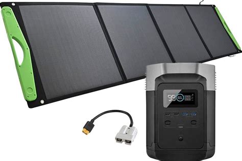 Ecoflow Solaranlage Delta Eu 1 X 200w Offgridtec® Hardcover Solartasche 200 W Monokristallin