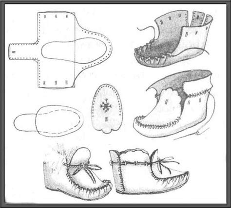 Make a slipper show for any doll. | Sewing leather, Moccasin pattern ...